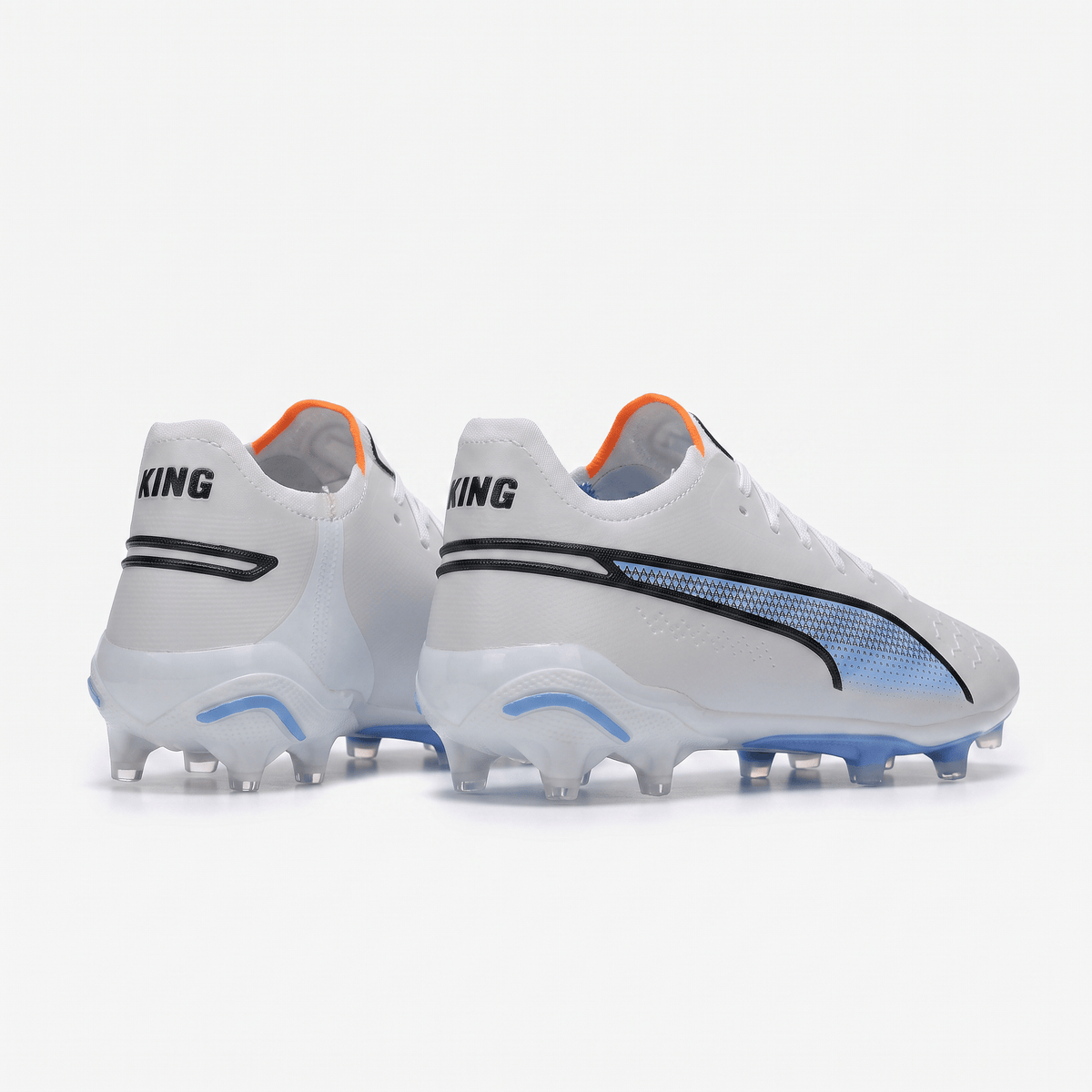 King Ultimate FG/AG White / Black / Blue Glimmer / Ultra Orange - Elite Boots