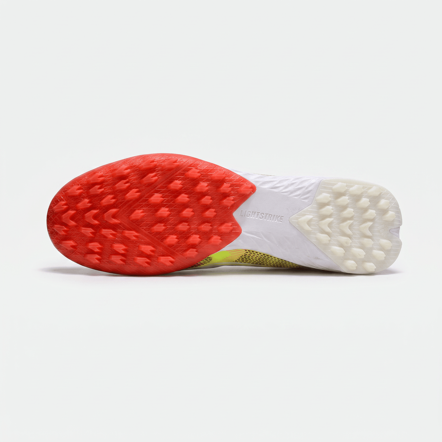 F50 Laceless TF Footwear White / Core Black / Lucid Lemon - Elite Boots