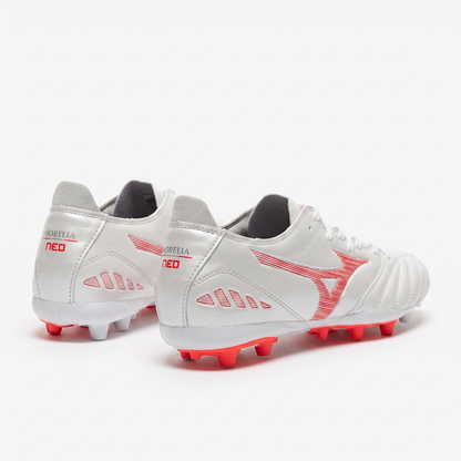 Morelia Neo IV Pro AG Blanc / Corail Flamboyant / Éclair