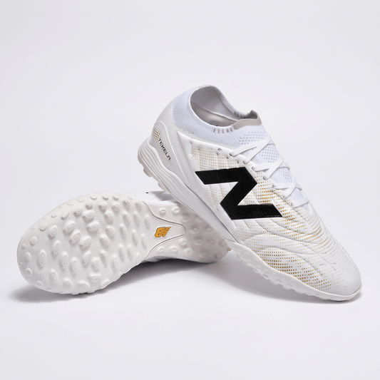 Tekela V4+ Magique TF White / Black / Metallic Gold - Elite Boots