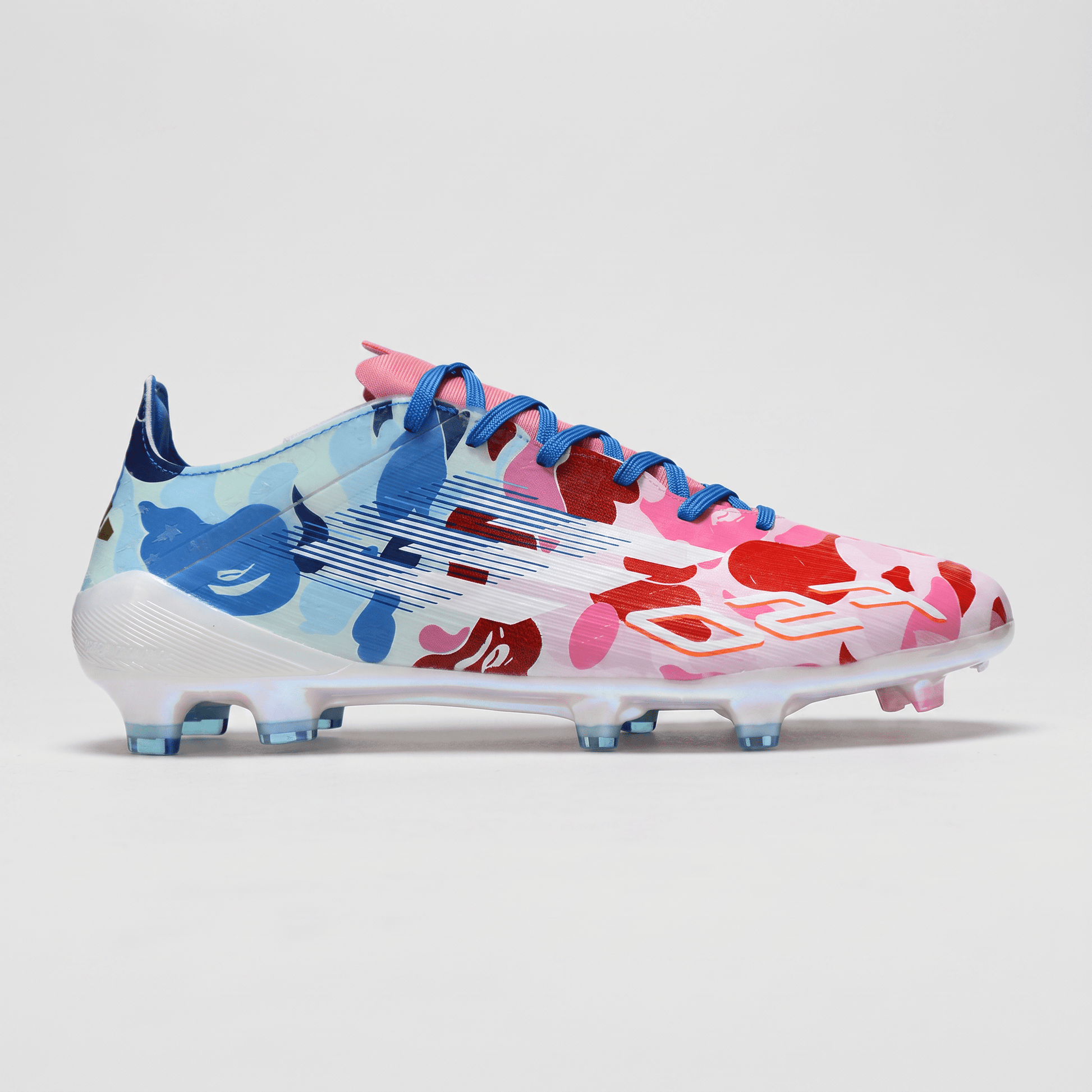 F50 x BAPE FG Cloud White / Lucid Pink / Lucid Blue - Elite Boots