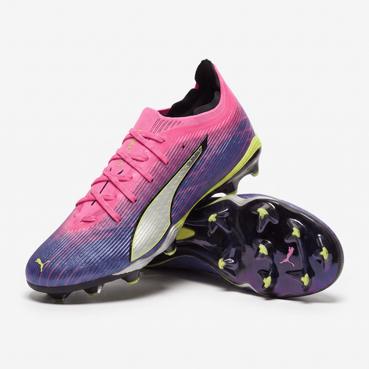 PUMA Ultra 6 Carbon Nitro FG Ultra Blue / Pink / Lime Squeeze / White - Elite Boots