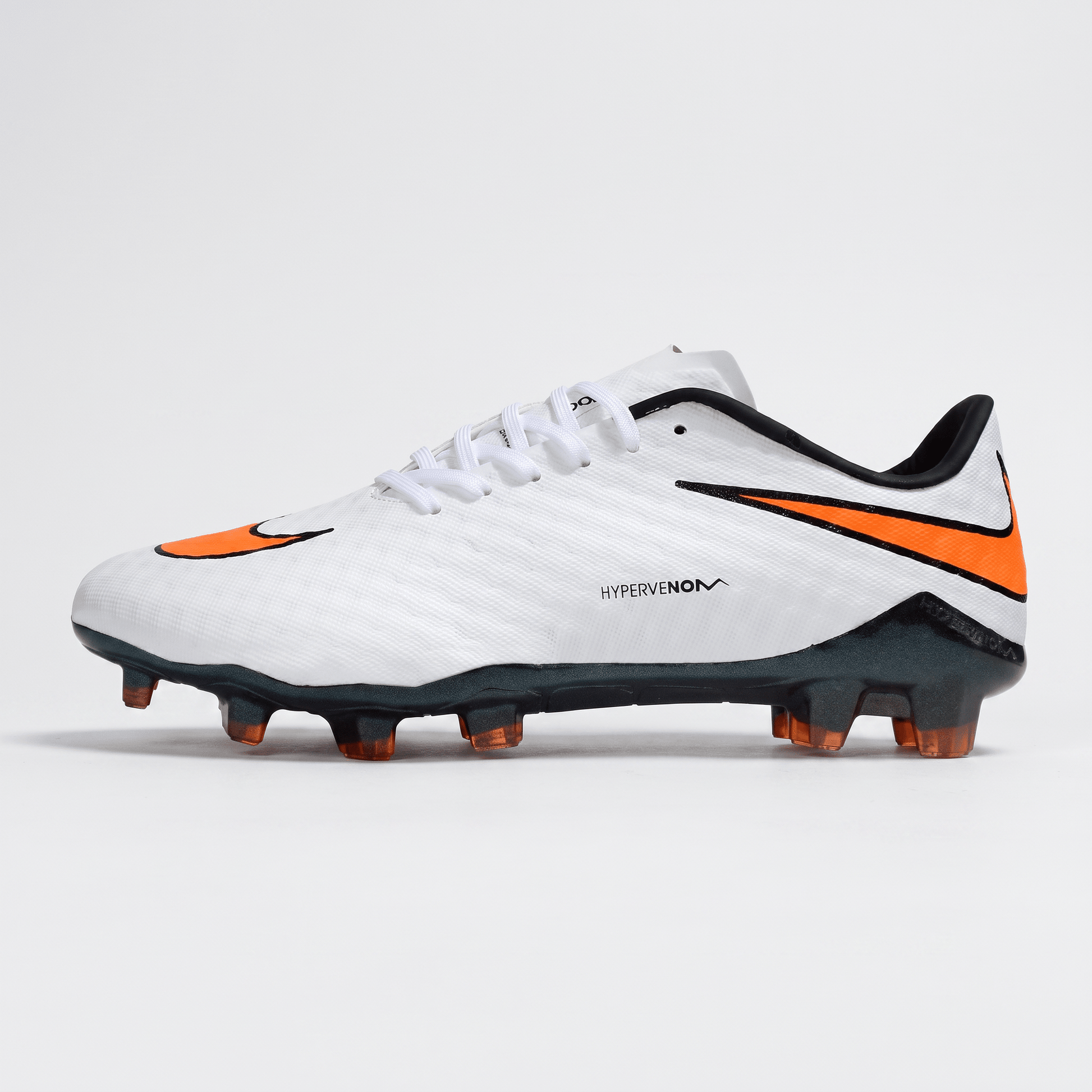 Hypervenom Phantom FG White / Total Orange / Black - Elite Boots