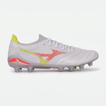 Morelia Neo V Beta Pro FG White / Lava Orange / Evening Primrose - Elite Boots