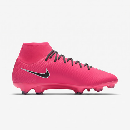 Mercurial Superfly 10 Academy By You Růžová / Metalická stříbrná / Černá / Volt