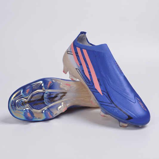 F50 Laced FG Solar Blue / Cloud White / Solar Pink - Elite Boots