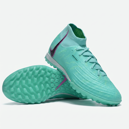 Phantom Luna II TF Green Glow / Black / Metallic Silver / Pink - Elite Boots