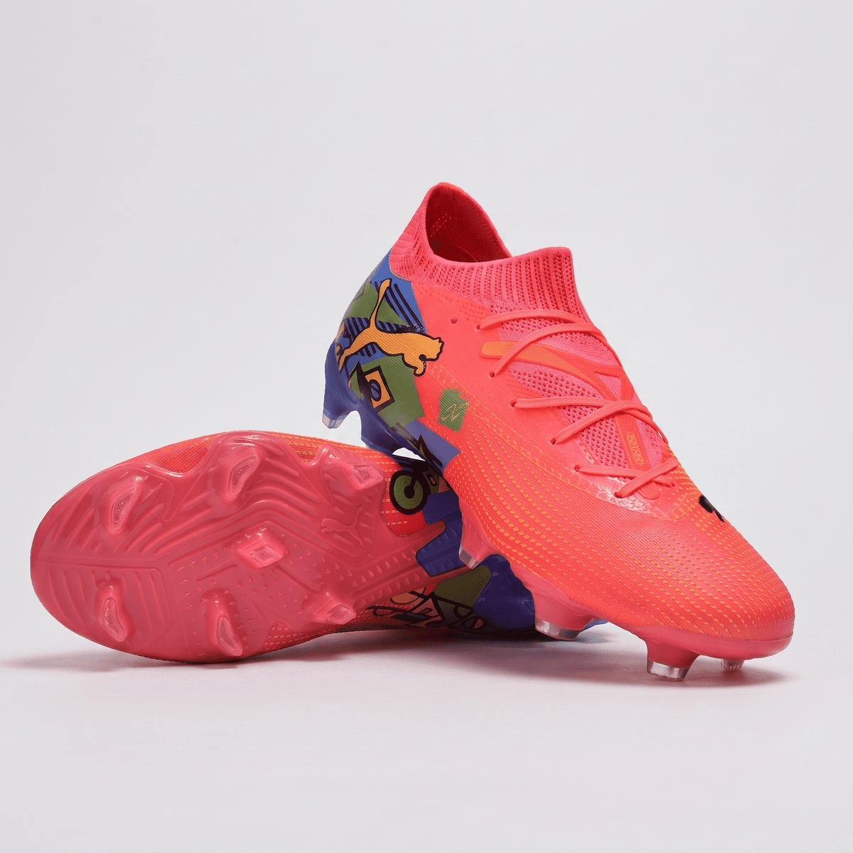 Future 7 Match FG/AG Sunset Glow / Black / Sun Stream / Green / Bluemazing - Elite Boots