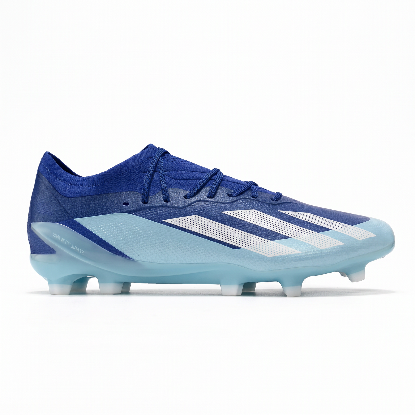X Crazyfast FG Blu Lucido / Bianco Nuvola / Esplosione Blu
