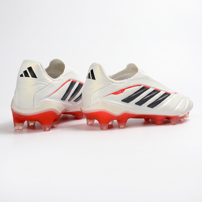 Scarpe da calcio Copa Pure IV senza lacci FG Bianco / Zero Metallico / Nero Core
