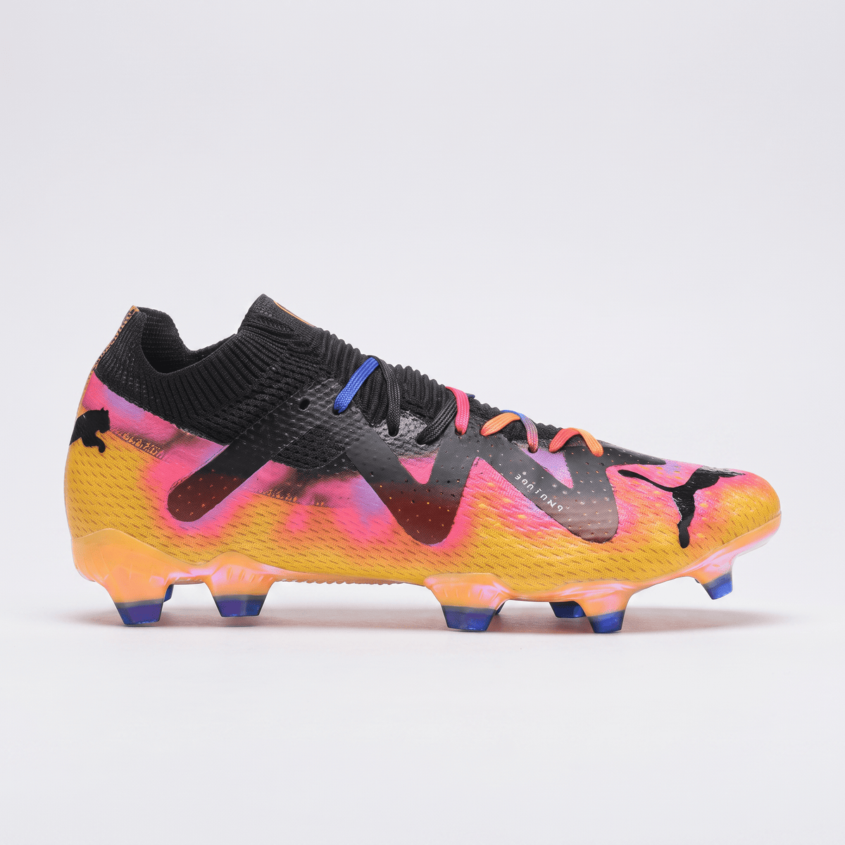 Future Ultimate Cage FG/AG Team Violet / Black / Yellow Sizzle / Rickie Orange - Elite Boots