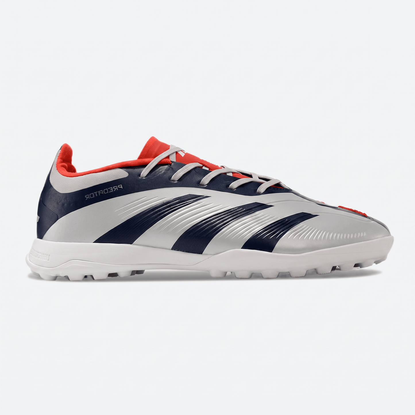 Predator TF Muted Silver / Core Black / Solar Red - Elite Boots