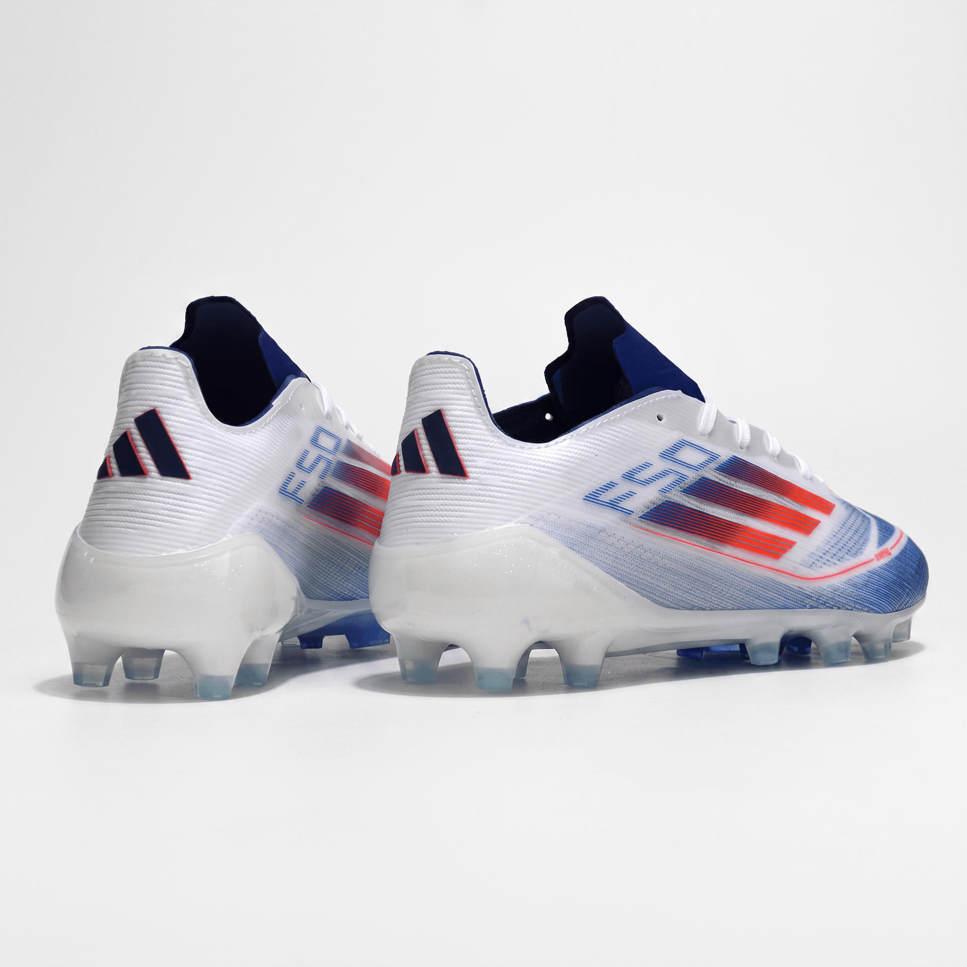 F50 FG Footwear White / Solar Red / Lucid Blue - Elite Boots