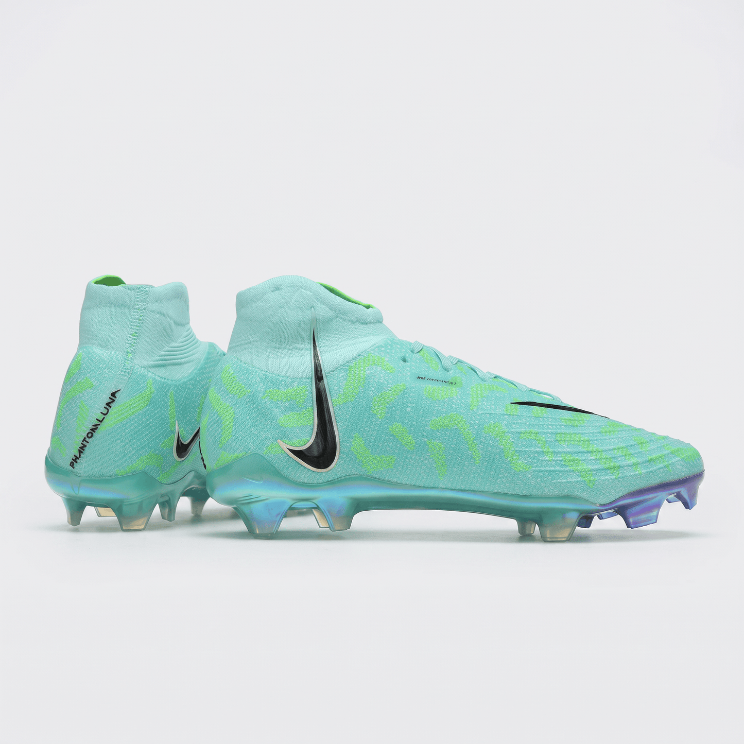 Phantom Luna II FG Green Glow / Black / Metallic Silver - Elite Boots