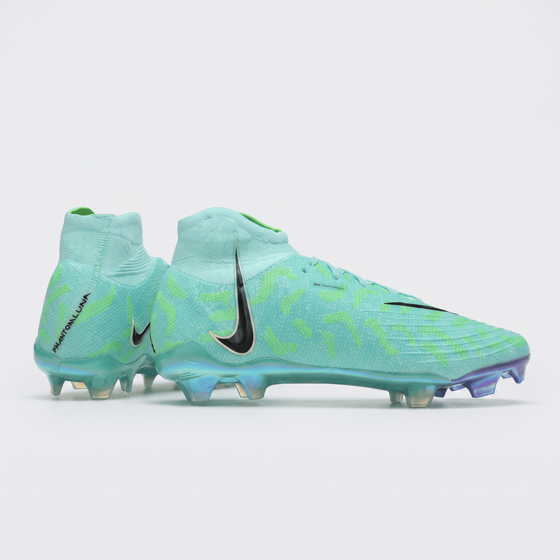 Phantom Luna II FG Green Glow / Black / Metallic Silver - Elite Boots