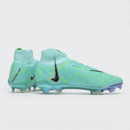 Phantom Luna II FG Green Glow / Black / Metallic Silver - Elite Boots