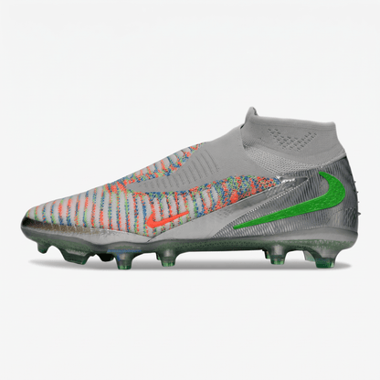 Phantom 6 High FG Metallic Silver / Multi-Color / Green / Crimson - Elite Boots