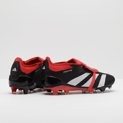 Predator Fold-Over Tongue SG Core Black / Cloud White / Solar Red - Elite Boots