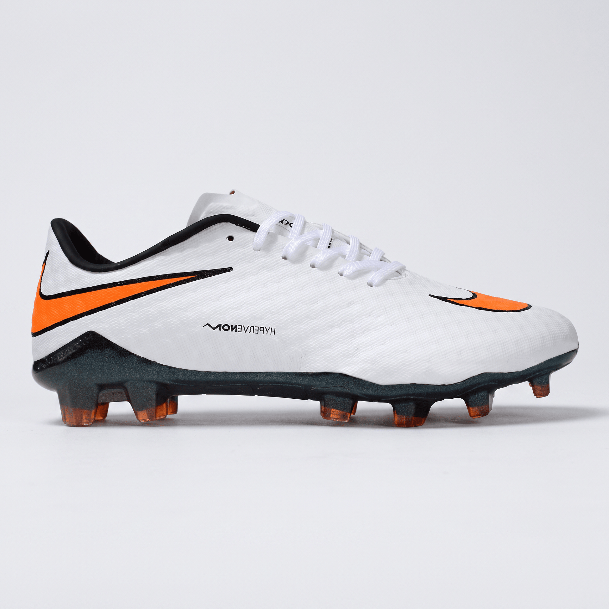 Hypervenom Phantom FG White / Total Orange / Black - Elite Boots