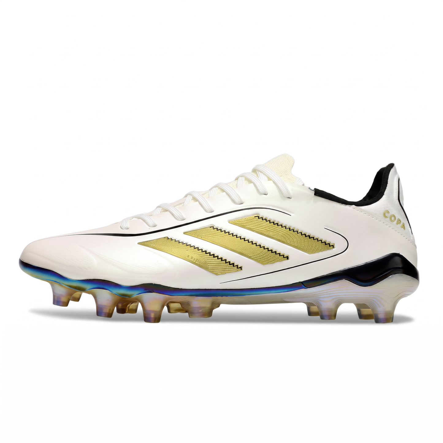 Copa Pure+ FG Biały / Złoty / Czarny