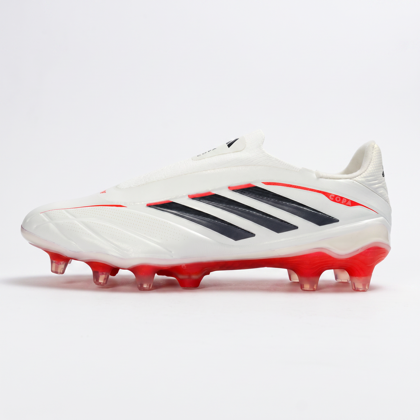 Scarpe da calcio Copa Pure IV senza lacci FG Bianco / Zero Metallico / Nero Core