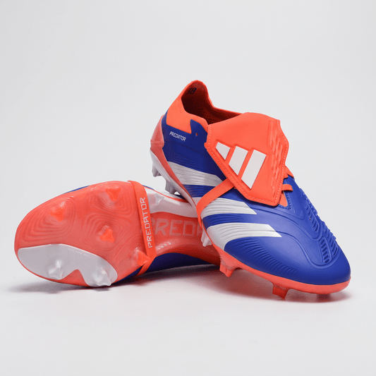 Predator Fold-Over Tongue FG Royal Blue / White / Active Orange - Elite Boots