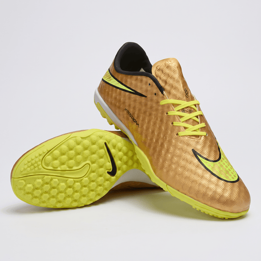 Hypervenom Phelon TF Metallic Gold Coin / Black / Yellow Strike - Elite Boots