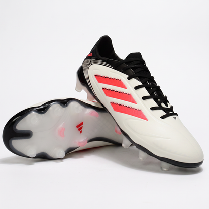 Copa Pure.1 FG Blanc / Noir / Corail