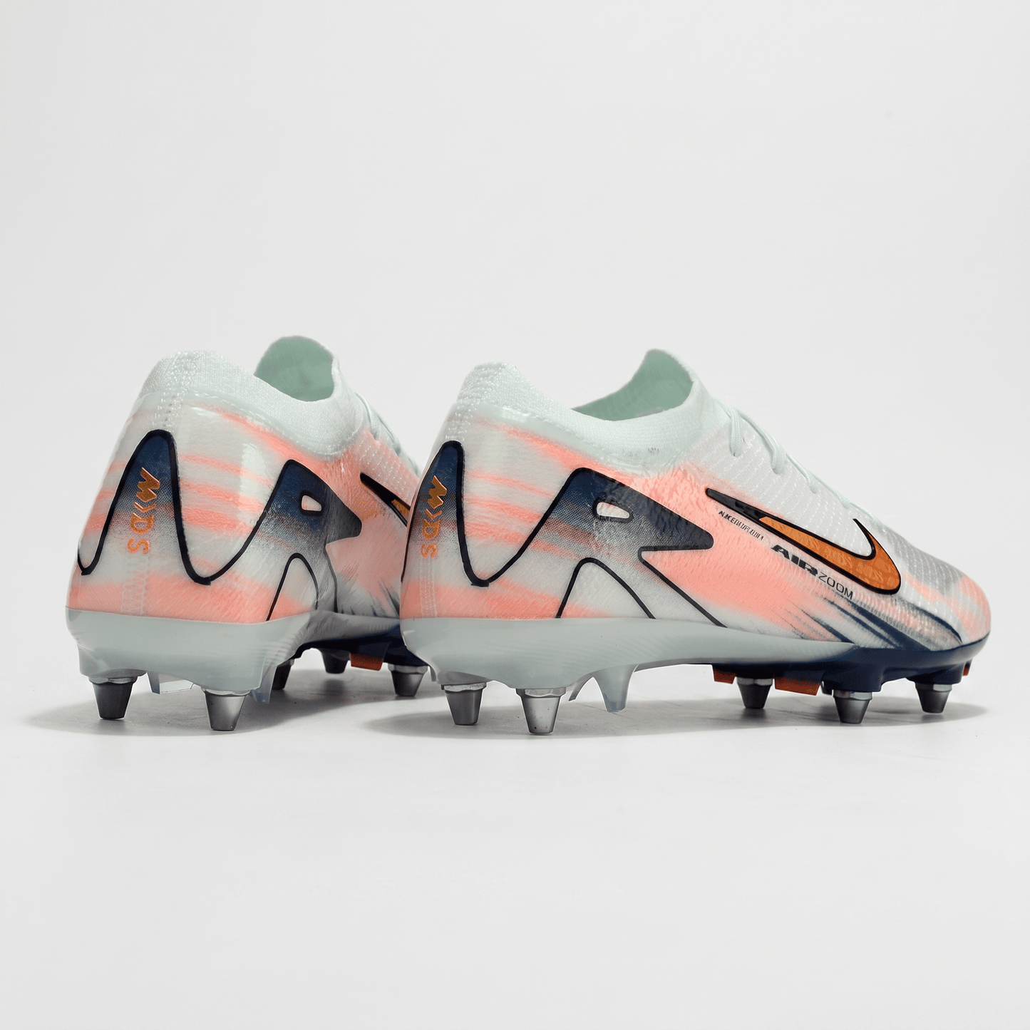Mercurial Superfly IIX Elite SG White / Navy Blue / Gold / Coral Pink - Elite Boots