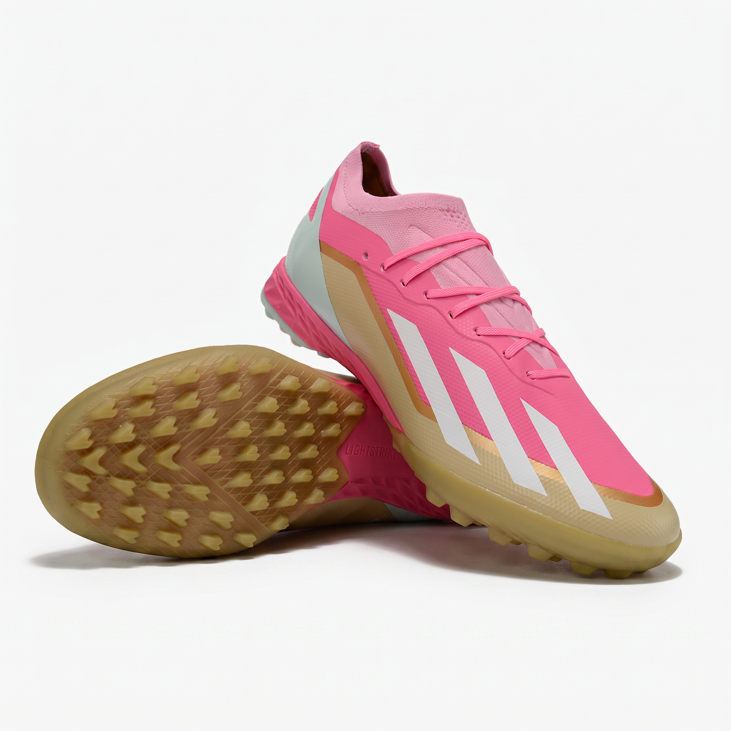 X Crazyfast.1 TF Lucid roze / schoenwit / Zero metallic