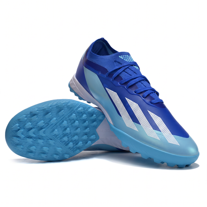 X Crazyfast TF Lucid Blue / Cloud White / Blue Burst