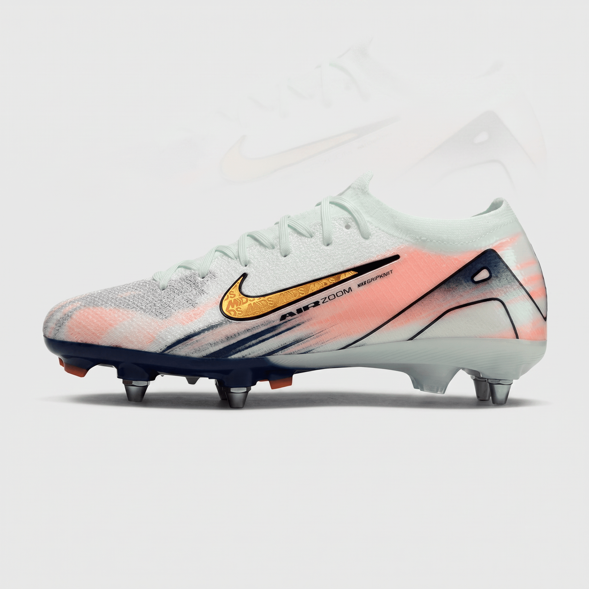 Mercurial Superfly IIX Elite SG White / Navy Blue / Gold / Coral Pink - Elite Boots