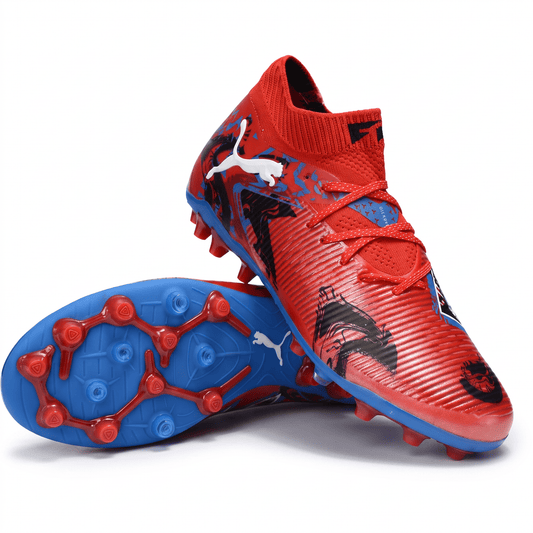 Future 8 Ultimate FG/AG Red / Ultra Blue / Black / Pink Pixel - Elite Boots