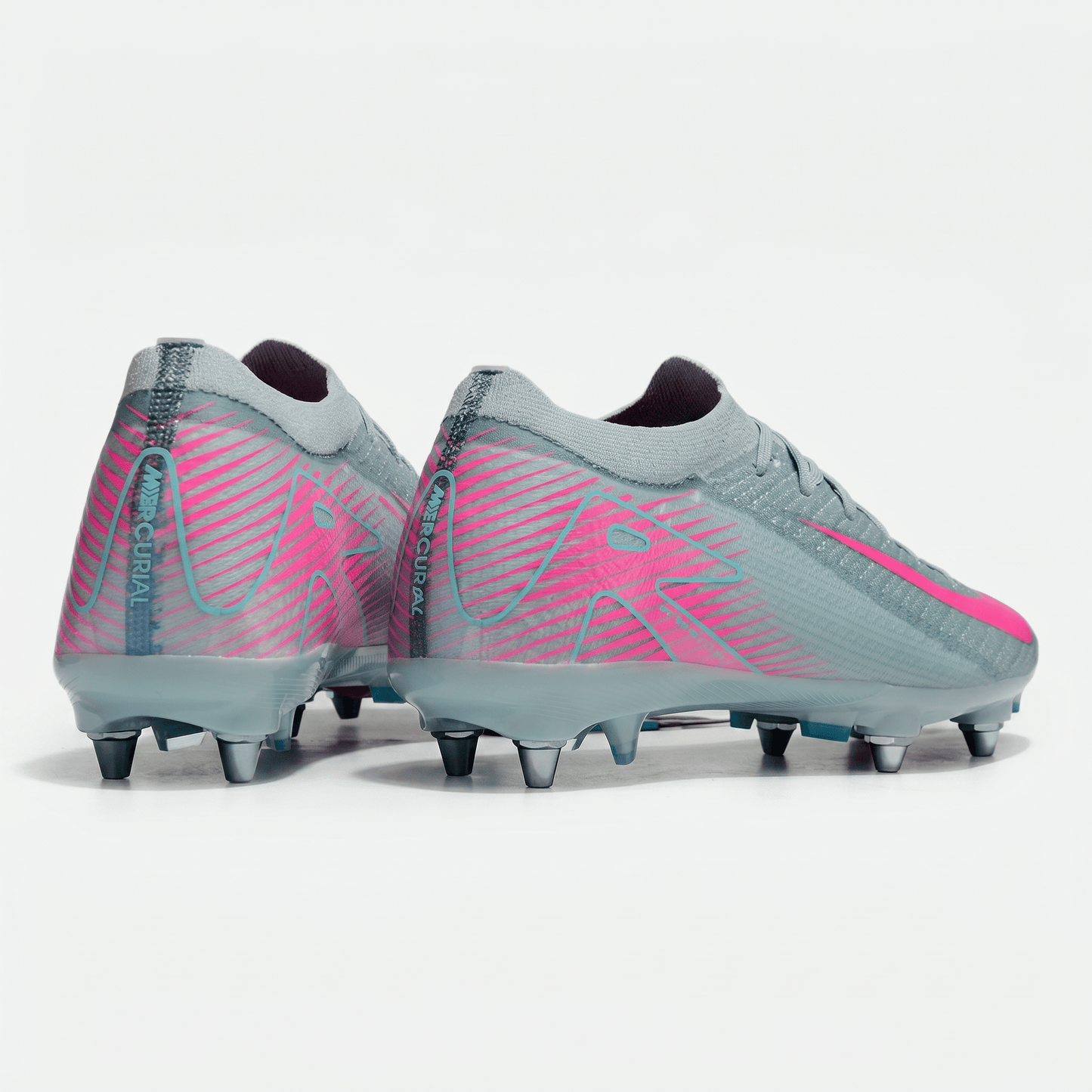 Mercurial Superfly IIX Elite SG Light Grey / Hyper Pink / Ice Blue - Elite Boots