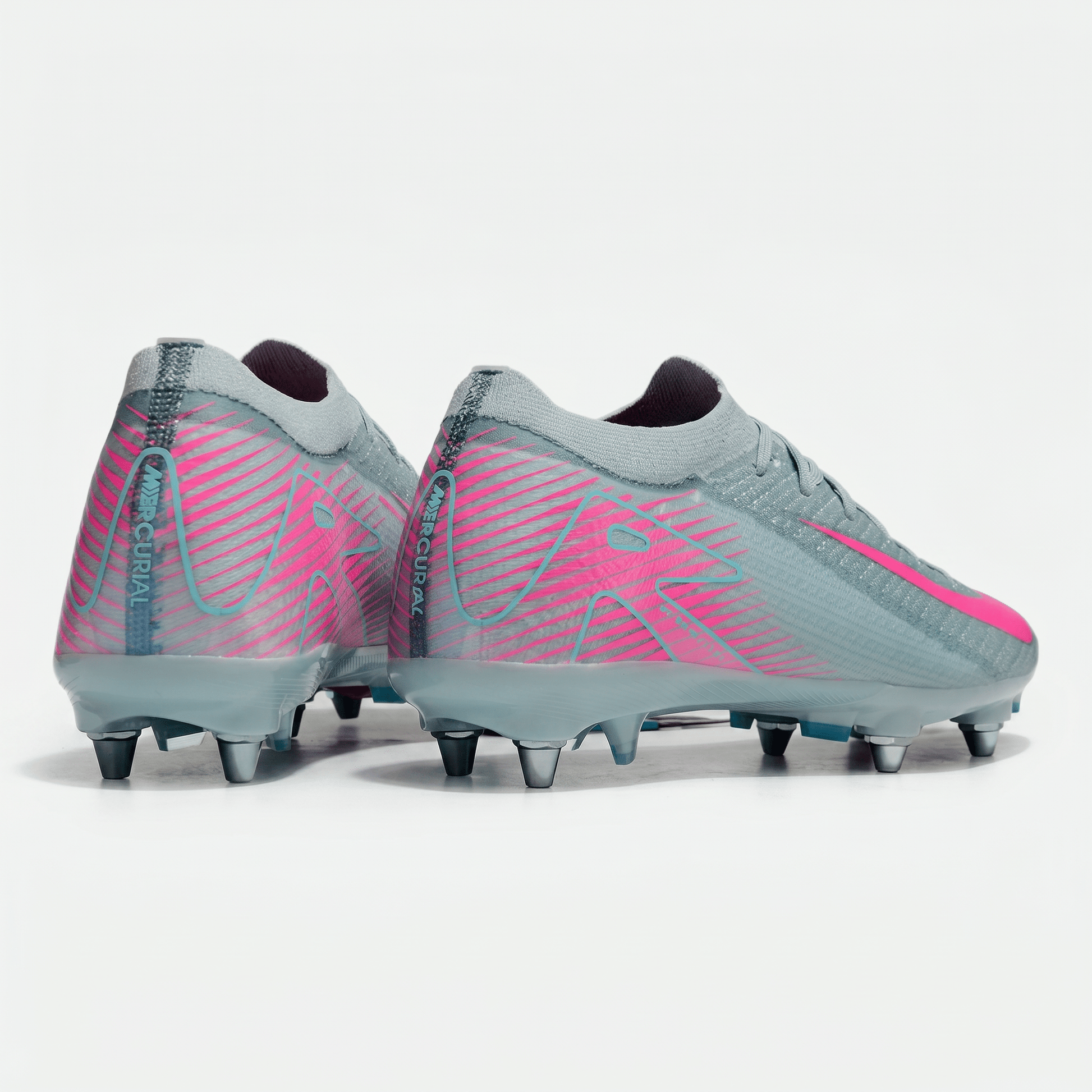 Mercurial Superfly IIX Elite SG Light Grey / Hyper Pink / Ice Blue - Elite Boots