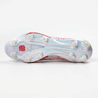 F50 LL Laceless Signature Edition White / Core Black / Lucid Red - Elite Boots