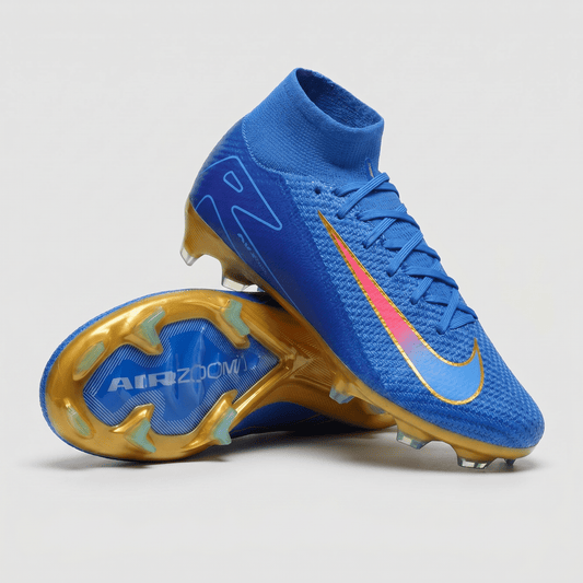 Mercurial Superfly IIX FG Blue / Golden - Elite Boots