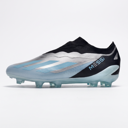 X Crazyfast LL FG Metallic Silver / Core Black / Bliss BlueFG