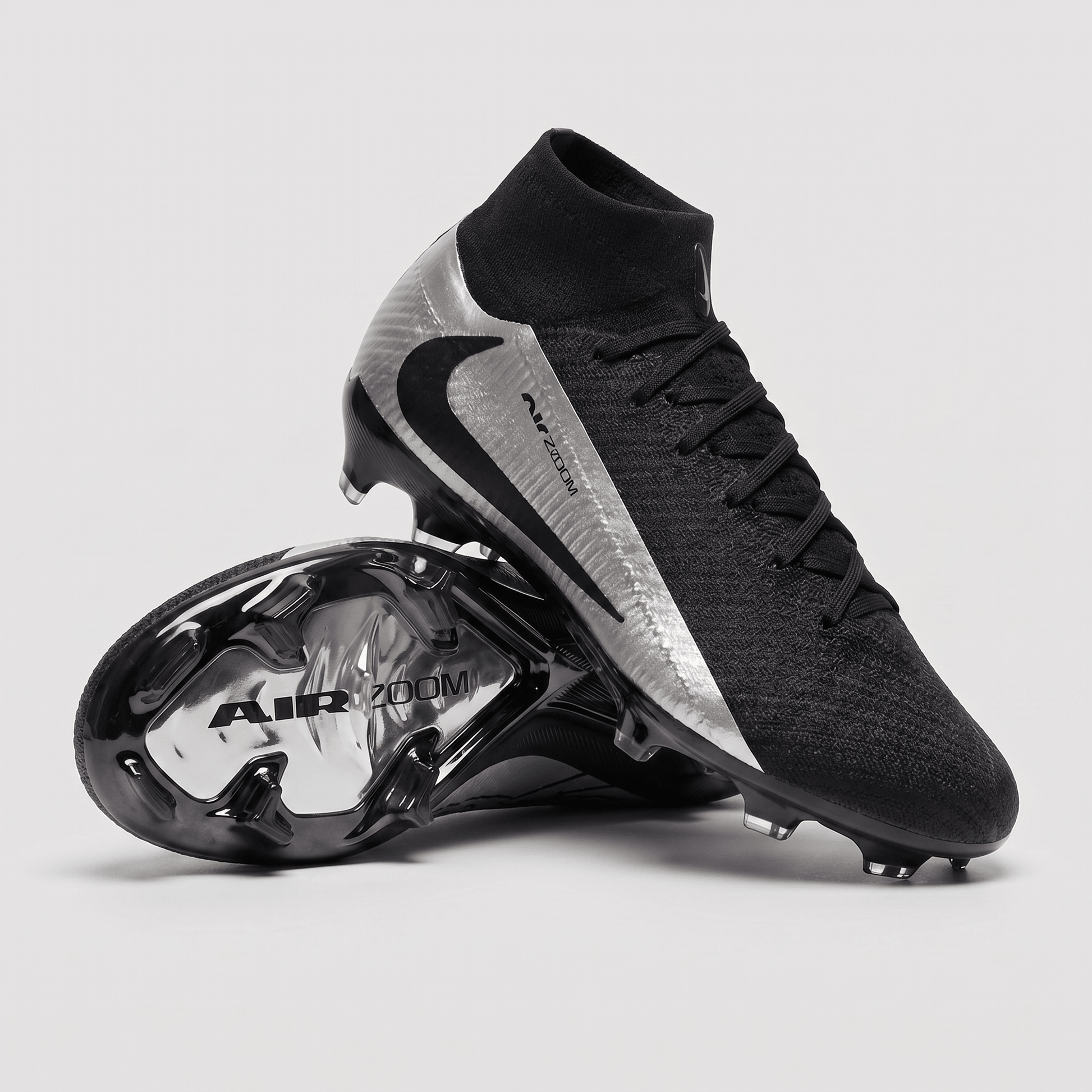 Mercurial Superfly IIX FG Black / Silver - Elite Boots