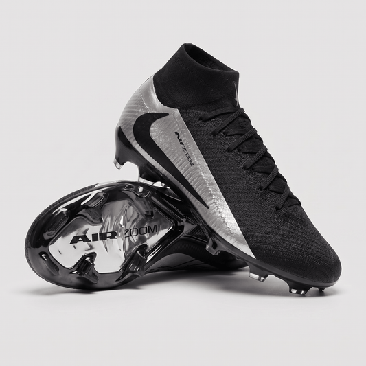 Mercurial Superfly IIX FG Black / Silver - Elite Boots
