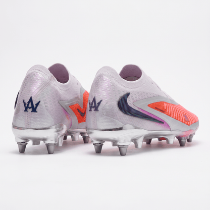 Phantom 6 Low FG Bright Crimson / Black / Metallic Silver - Elite Boots