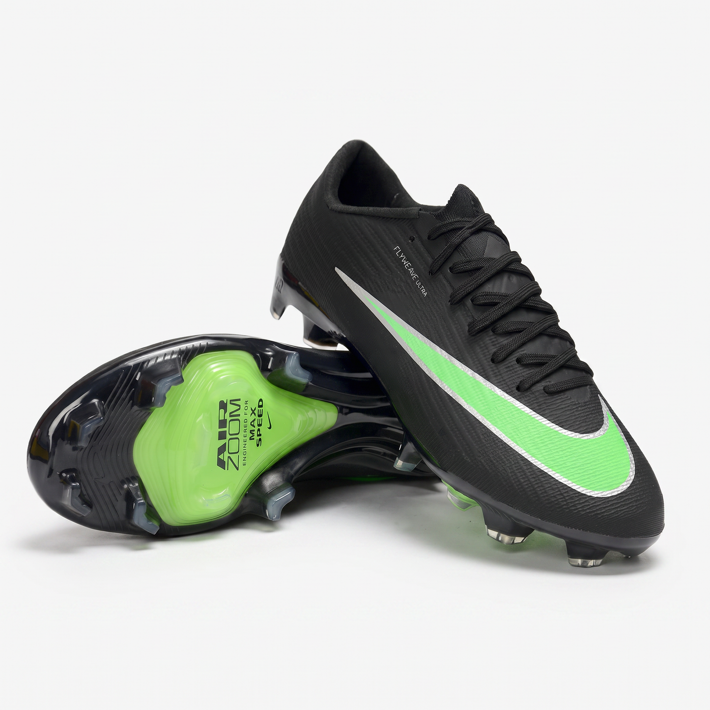 Mercurial Vapor 16 Pro By You Černá / Zelený úder / Kovově stříbrná