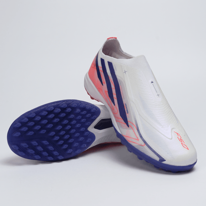 F50 Laceless TF Footwear White / Tech Indigo / Solar Red - Elite Boots