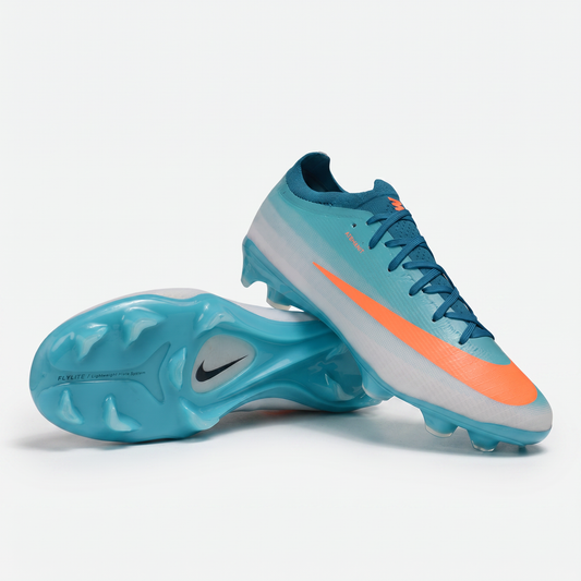 Air Zoom Mercurial Vapor 17 FG Teal / White / Orange / Dark Blue