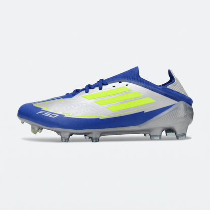 F50 FG Silver Metallic / Solar Yellow / Lucid Blue - Elite Boots