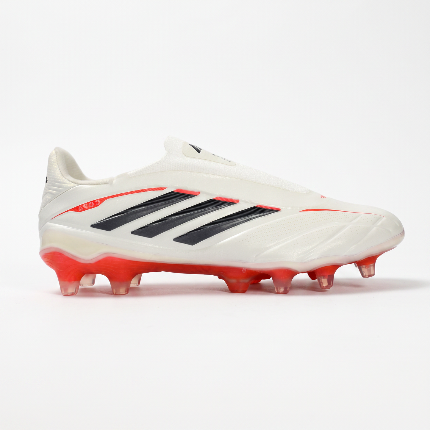 Scarpe da calcio Copa Pure IV senza lacci FG Bianco / Zero Metallico / Nero Core
