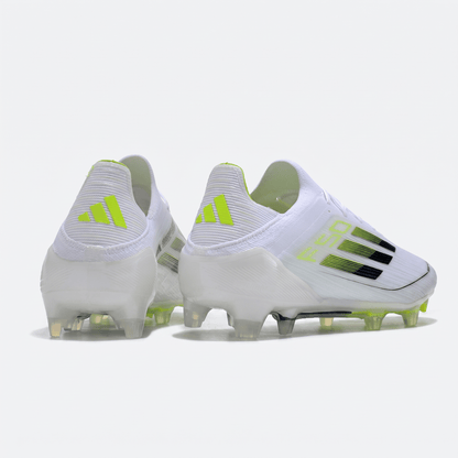 F50 FG Cloud White / Iron Metallic / Hi-Res Yellow - Elite Boots