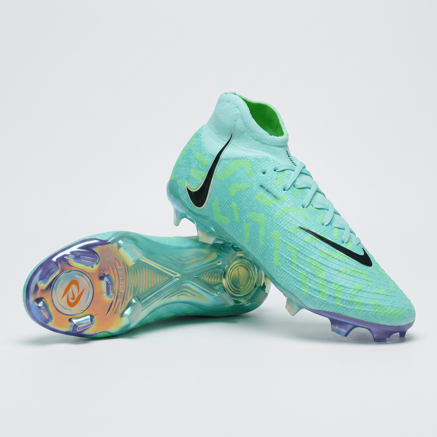 Phantom Luna II FG Green Glow / Black / Metallic Silver - Elite Boots