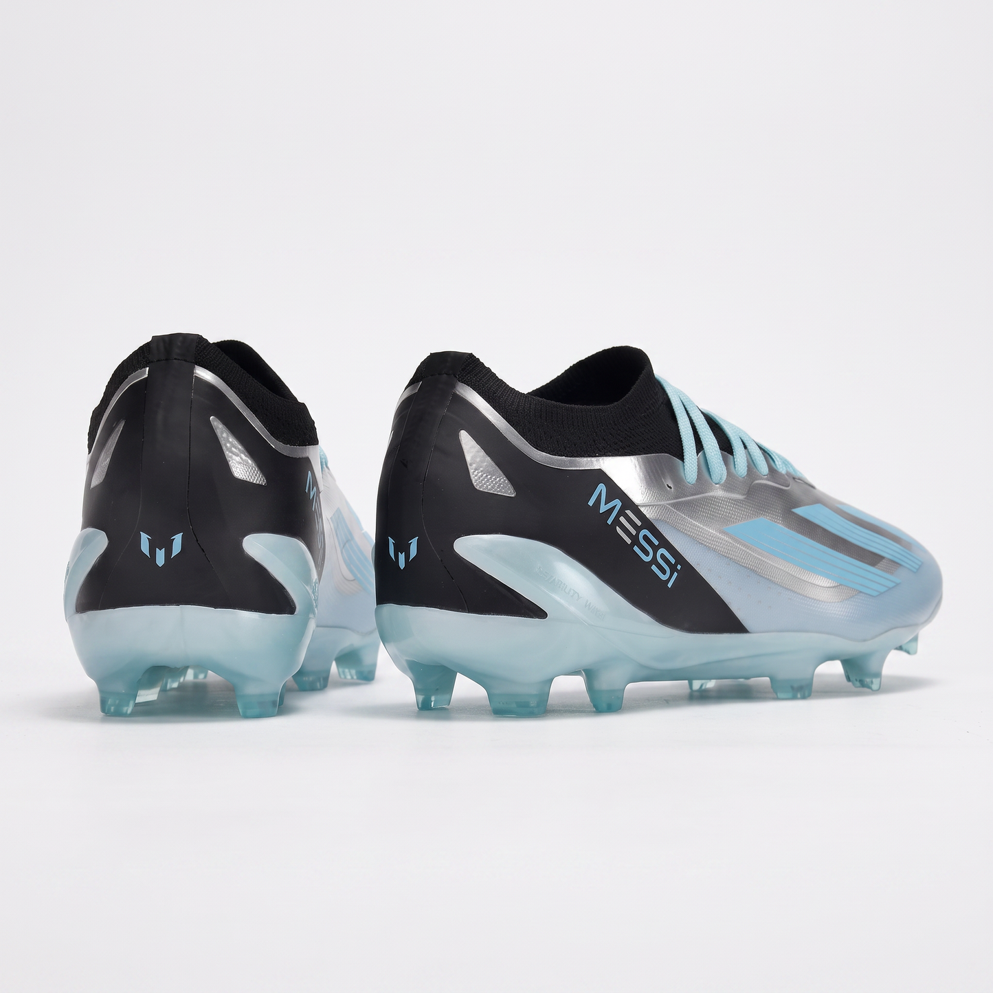 X Crazyfast.3 FG Metallic Silver / Core Black / Bliss Blue