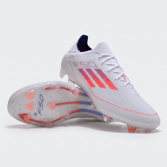 F50 FG Cloud White / Solar Red / Lucid Blue - Elite Boots